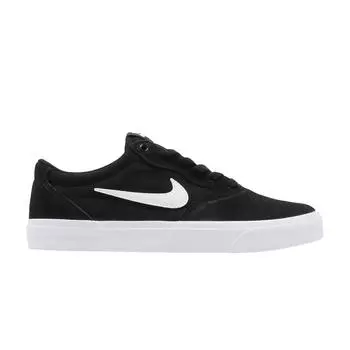 Черные кроссовки унисекс Nike Chron SLR SB белые CD6278-002