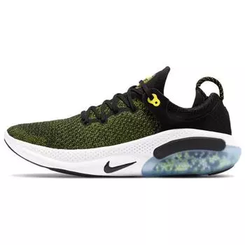 Черные кроссовки унисекс Nike Joyride Run Flyknit Opti-Yellow White AQ2730-010