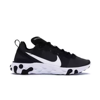 Черные кроссовки унисекс Nike React Element 55 BQ6166-003