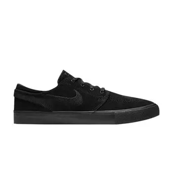 Черные кроссовки унисекс Nike Zoom Stefan Janoski RM SB Triple AQ7475-004