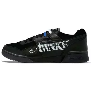 Черные кроссовки унисекс Reebok Awake NY x Workout Plus, белые EG6741