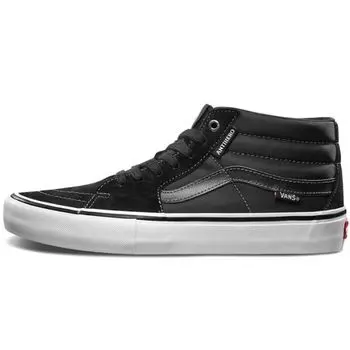Черные кроссовки унисекс Vans Anti Hero x Sk8-Mid Pro Grosso VN0A347UVGD