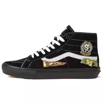 Черные кроссовки унисекс Vans Elijah Berle x Skate Sk8-Hi Decon VN0A5KYBBKA 35