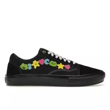 Черные кроссовки унисекс Vans Frog Skateboards x Skate Old Skool разноцветные VN0A5HF33LT 41