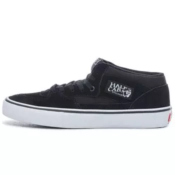 Черные кроссовки унисекс Vans Half Cab Pro белые VN0A38CPB8C