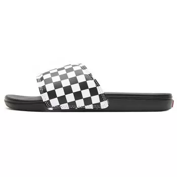 Черные кроссовки унисекс Vans La Costa Slide-On в шахматную клетку True-White VN0A5HF527I 38