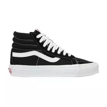 Черные кроссовки унисекс Vans OG Sk8-Hi LX True-White VN0A4BVBOIU