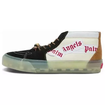 Черные кроссовки унисекс Vans Palm Angels x Sk8-Mid VLT LX Chipmunk VN0A7TNH78C 44