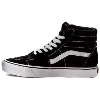 Черные кроссовки унисекс Vans Sk8 Hi Lite белые VN0A2Z5YIJU