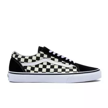 Черные кроссовки унисекс в шахматную клетку Vans Old Skool Белые VN0A38G1P0S 36