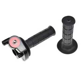 Черные мотоциклетные ручки газа с 22 мм (7/8 ) Трос качания руля