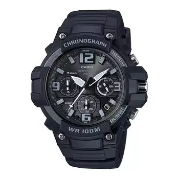 Черные мужские часы аналоговые, Black Analog Men s Watch, Casio