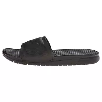 Черные мужские кроссовки Nike Benassi Solarsoft Slide темно-серые 431884-001 41