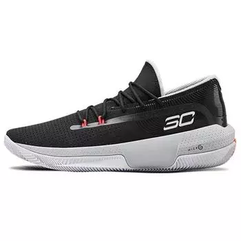 Черные мужские кроссовки Under Armour Curry 3Zer0 3 Mod-Gray 3022048-001