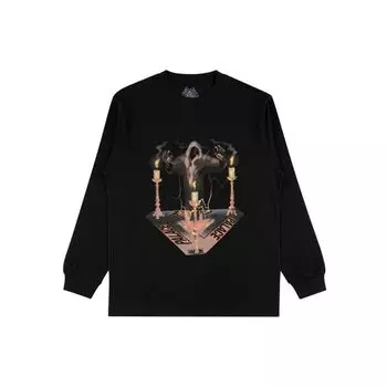 Черные мужские топы Palace Spooked с длинными рукавами P15LS030 S