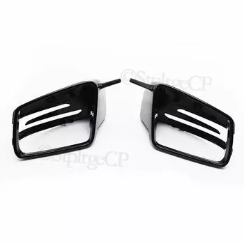 Черные накладки на боковые зеркала для Mercedes-Benz C Class W204 2008-2013 C180 C200 C250 C300 C350 C400 C43 C63 C63 S Sport