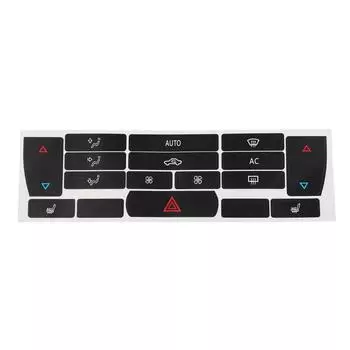 Черные накладные наклейки для климат-контроля из высококачественного материала