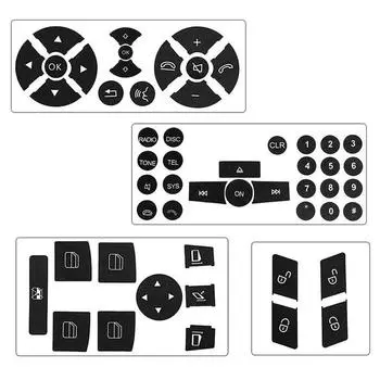Черные наклейки, кнопки, наклейки, PET Switch 2007-14 E-Class