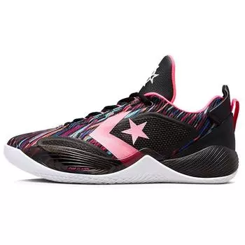 Черные неоновые розовые кроссовки унисекс Converse All Star BB Shift Light-Dew 172663C 47.5