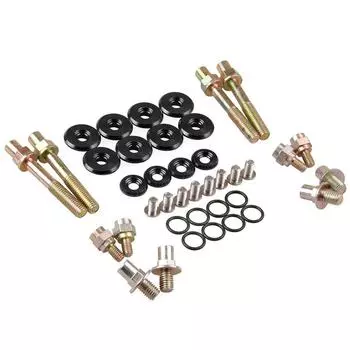 Черные Низкопрофильные Болты Шайбы Крышки Клапанов Двигателя Для Honda Acura B16 B17 B18