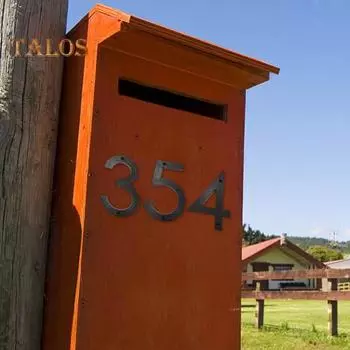 Черные номера домов, буквы с номерами дверей для наружных вывесок, простая установка, пластиковые матовые цифры, буквы, знак для почтового ящика домашнего адреса 1