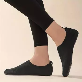 Черные носки-тапочки мужские легкие домашние тапочки нескользящие удобные домашние тапочки для занятий йогой для мужчин JN1222 38