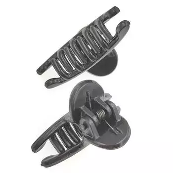 Черные очаровательные шпильки для волос, заколка для хвоста, аксессуары для волос, заколки для волос, заколка для волос, головной убор, заколка-краб, корейский инструмент для прически, простые аксессуары 1 шт. 1