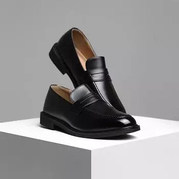 Черные пенни-лоферы с разрезом Pascologen MS2435-BK-MS2435-BK 250