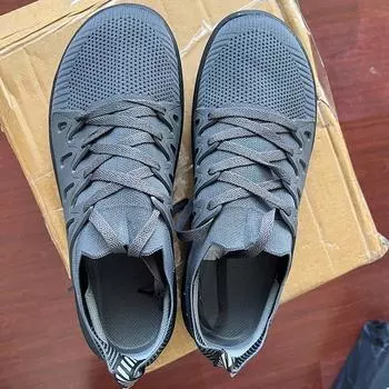 Черные повседневные кроссовки мужские с широким носком босиком мужские кроссовки мужские туфли повседневные спортивные теннисные широкие большие размеры 39-46 дышащие 39