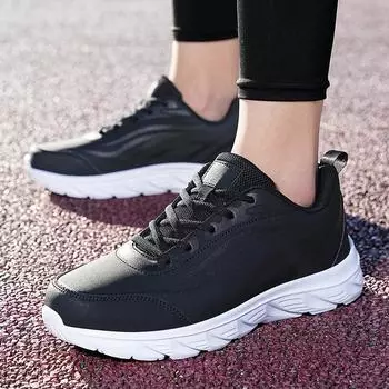 Черные повседневные спортивные туфли, повседневные мужские туфли с кожаной поверхностью, легкие, мягкие, удобные, дышащие, повседневные кроссовки для студентов 39 серый