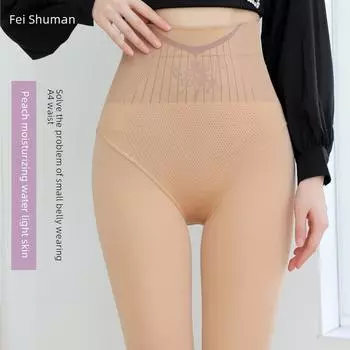 «Черные прозрачные колготки с высокой талией и утягивающим эффектом на животе — цветочный волшебный дизайн на все времена года»