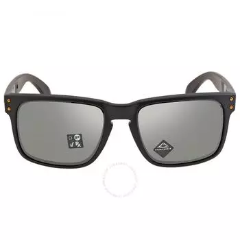 Черные прямоугольные мужские солнцезащитные очки Oakley Baltimore Ravens Holbrook Prizm OO9102 9102L2 55