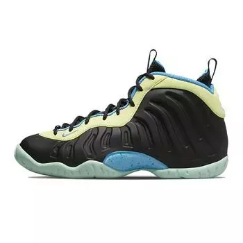 Черные разноцветные кроссовки Nike Little Posite One GS Citron-Tint Mint-Foam University-Blue DH6490-001 36
