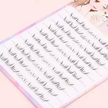 Черные ресницы, комические ресницы, натуральные ресницы, мягкие ресницы, пучковые ресницы, пучковые ресницы, горячие ресницы