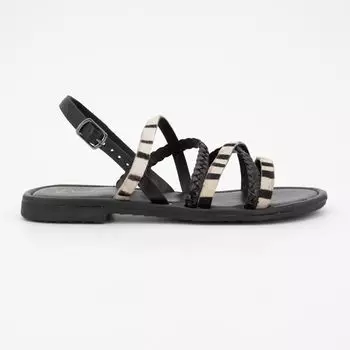 Черные сандалии ormia 04t78513w t36/41 женские DEELUXE 74 38 чёрный