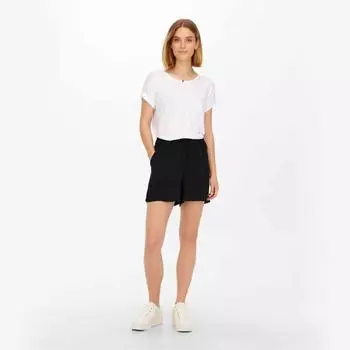 Черные шорты свободного кроя с эластичной резинкой на талии для женщин JDY