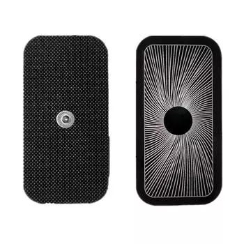 Черные сменные электроды самоклеящиеся шипованные подушечки для стимулятора мышц Compex электротерапевтический массаж