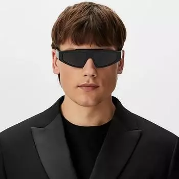 Черные солнцезащитные очки мужские модные уличные фотографии ретро очки треугольные персонализированные солнцезащитные очки женские Advanced Sense