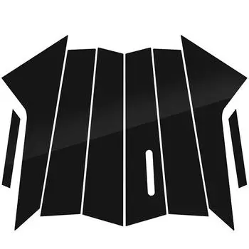 Черные стойки, наклейки на обшивку двери, окна для Lincoln MKZ Keyless 2013-2020, автостайлинг