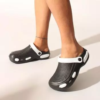 Черные тапочки унисекс