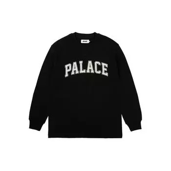 Черные топы унисекс с длинными рукавами Palace Waffle P26ES025 M