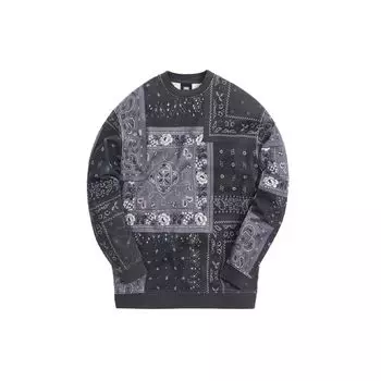 Черные топы унисекс в стиле деконструированной банданы Kith KH2650-001 S