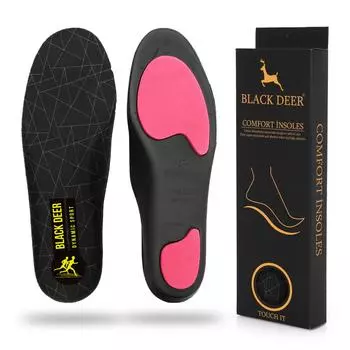 Черные треугольные стельки для обуви Black Deer Dynamic Sport