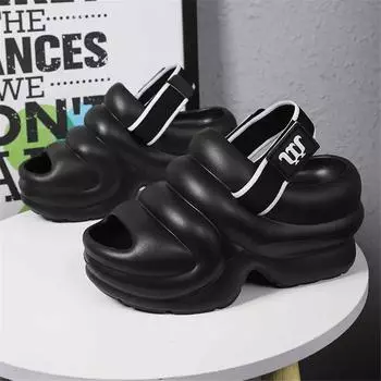 Черные туфли на среднем каблуке фиолетовые тапочки дизайнерские мужские сандалии 42 кроссовки спортивные крутые повседневные Topanky новые быстрые профессиональные 35