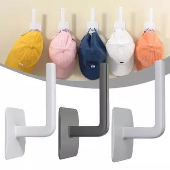 Черные универсальные крючки, липкий, бесследный, серый пластик белый