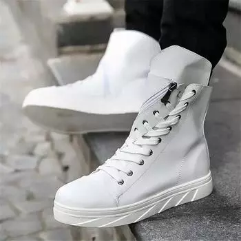 Черные весенние черные ботинки мужские осенние ботинки длинные прогулочные туфли кроссовки спортивные известные бренды толстые из Китая высокая мода 39