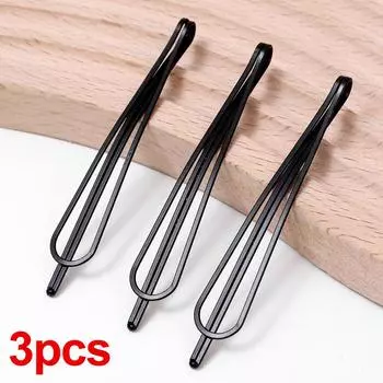 Черные заколки-невидимки для женщин, заколка для волос, женские шпильки, незаметные волнистые кудрявые прически для невесты, зажим для волос, аксессуары для волос для девочек