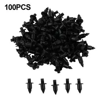 Черные зажимы для крепления, сменные детали, пластиковые аксессуары для обтекателей мотоциклов