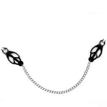Черные зажимы-клипсы с цепочкой, регулируемые аксессуары для украшений на теле