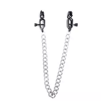 Черные зажимы с цепочкой, аксессуары, кольцо-клипса, регулируемые украшения для тела